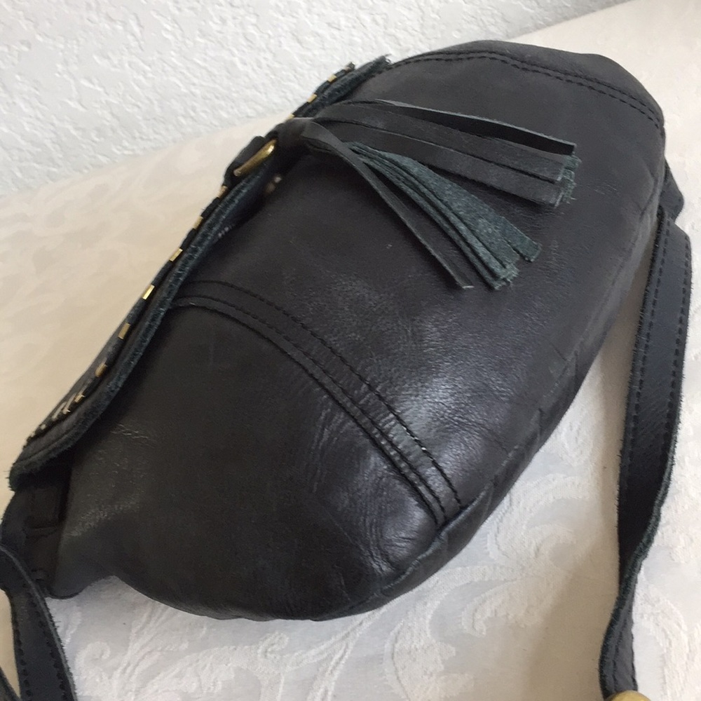 The ask studded flap crossbody leather bag - Picture 4 of 8